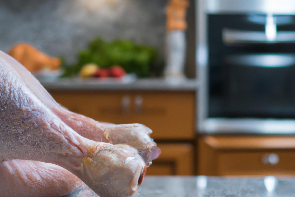 Auswahl und Zubereitung eines ganzen Truthahns