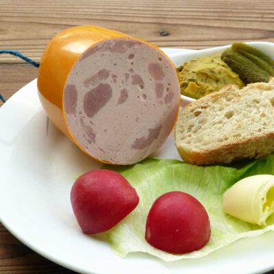 Puten-Bierschinken-Portionswurst