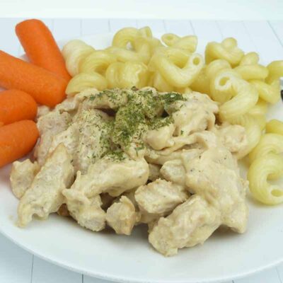 Puten Geschnetzeltes an Rahmsoße