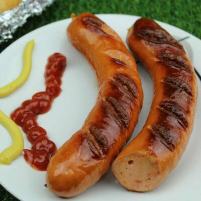 Rote Putenbratwurst