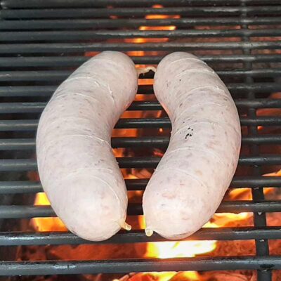 Weiße Puten-Grillwurst