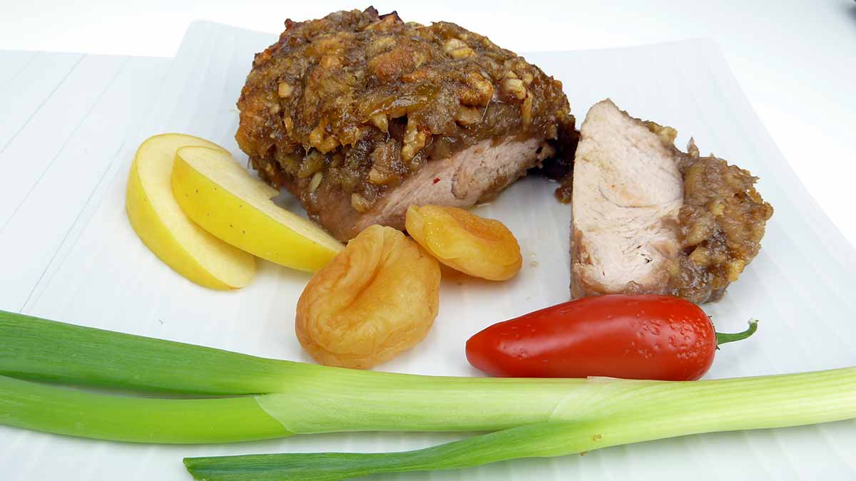 Putenbrust-Innenfilet mit Chutneykruste