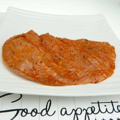 Putenschnitzel mariniert