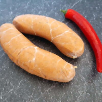 Puten-Chakalaka-Bratwurst